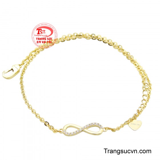 Lắc chân vàng 10K quyến rũ
