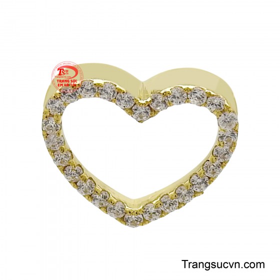 Mặt dây trái tim dễ thương