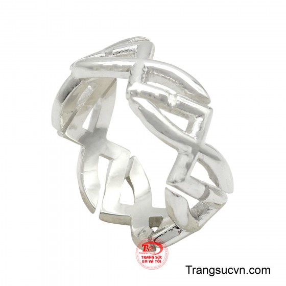 Nhẫn bạc thời trang