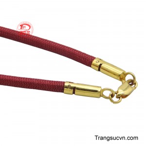 Dây dù bọc vàng sang trọng thương hiệu uy tín, chất lượng, chế tác theo yêu cầu khách hàng.