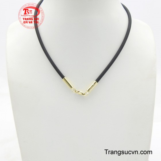 Dây cao su bọc vàng 10K sang trọng