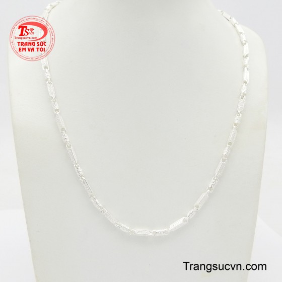 Dây chuyền bạc nam bản lĩnh