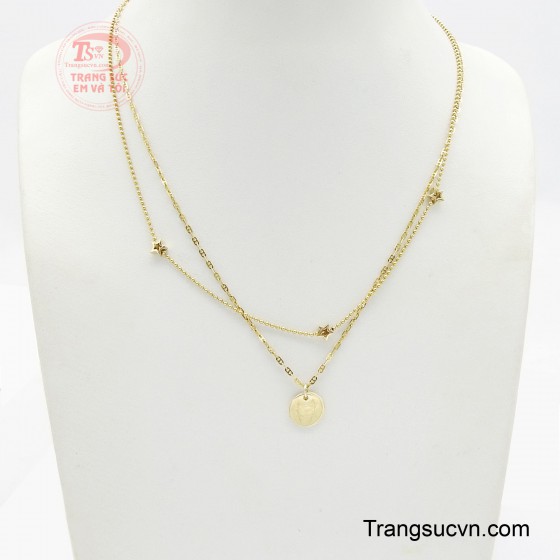 Dây chuyền đôi tỏa sáng