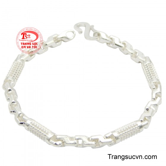 Lắc bạc quý ông phong cách
