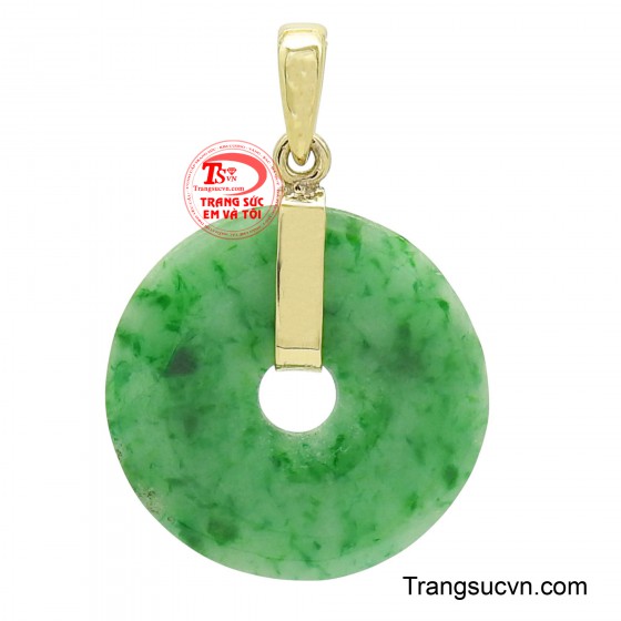 Mặt dây cẩm thạch vượng khí