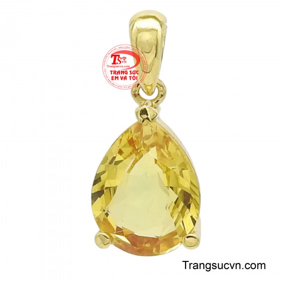 Mặt dây Sapphire vàng 14K