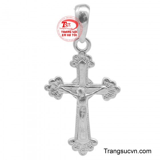 Mặt thánh giá bạc cỡ nhỏ