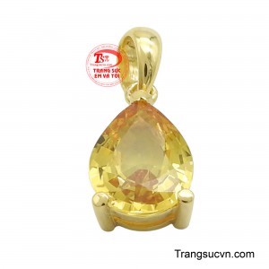 Đá Sapphire vàng được tượng trưng cho sự ấm áp mang đến sự thành công, giàu sang và những điều tốt đẹp.