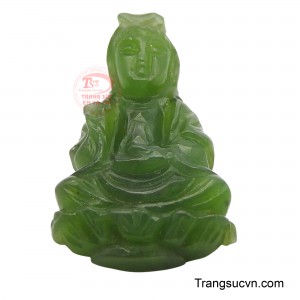 Mặt Phật quan âm ngọc là biểu tượng cho lòng từ bi bác ái, hướng phật.