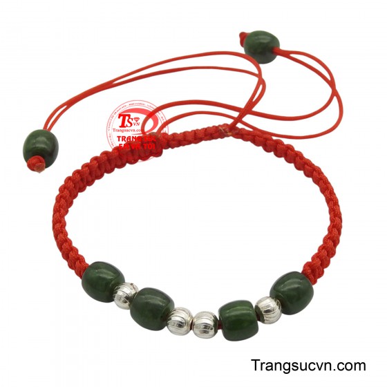 Dây tết ngọc cẩm thạch may mắn