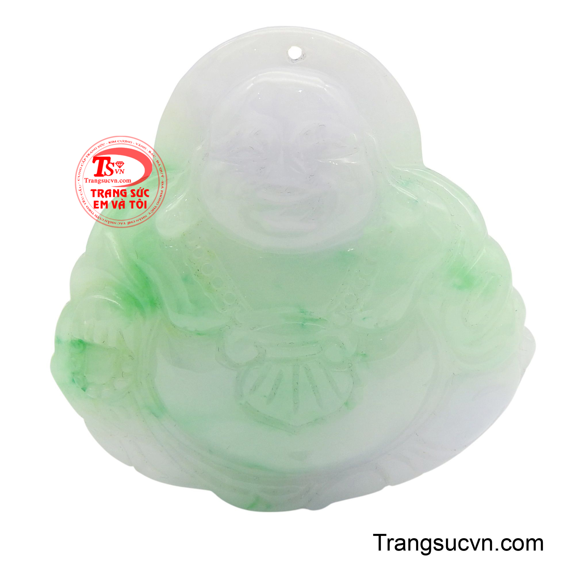 Mặt ngọc Di Lặc tài lộc hiện lên với nụ cười hoan hỉ, như mang cả niềm vui và tài lộc của đất trời.