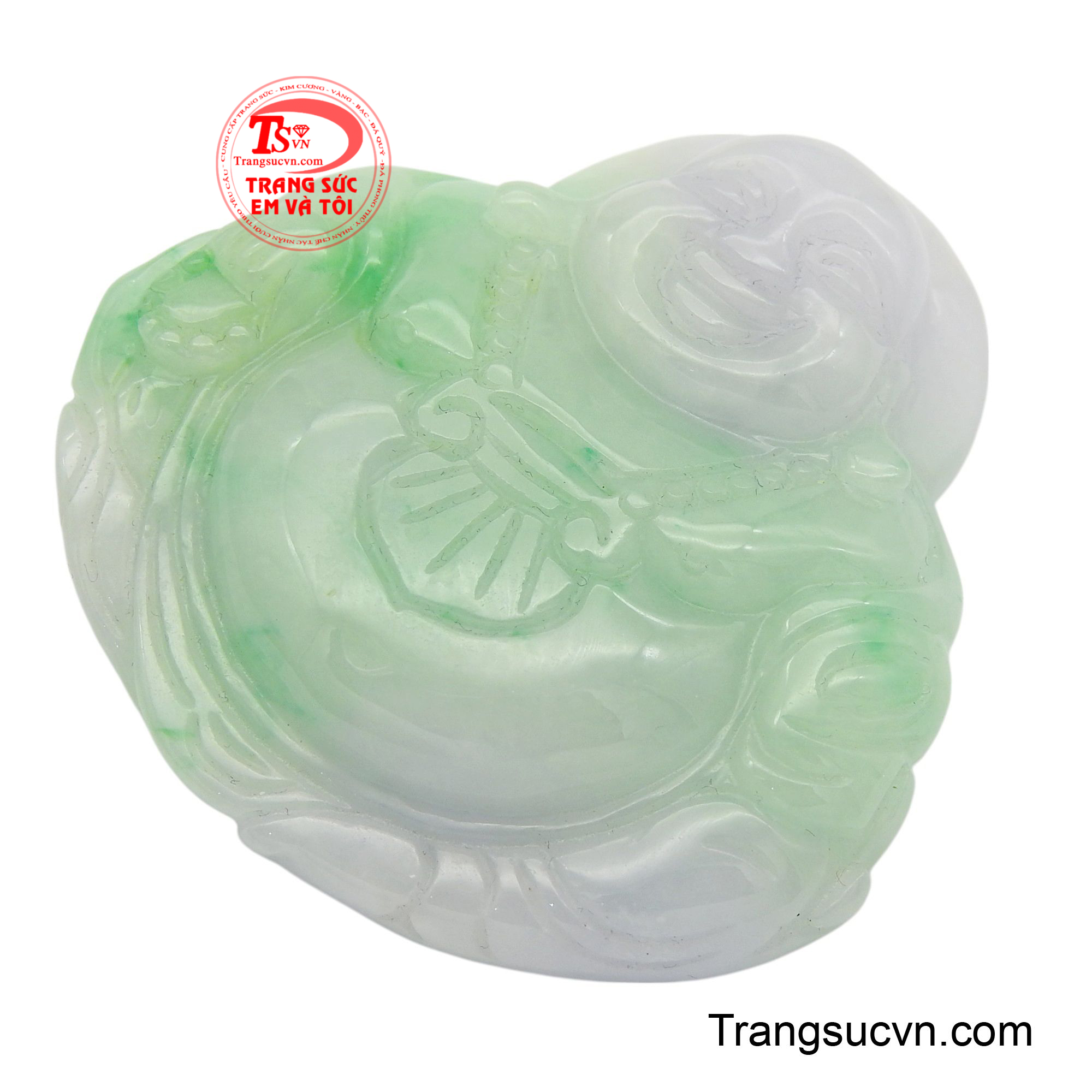 Ngài Di Lặc với bụng lớn tròn đầy, biểu tượng của sự sung túc và an lạc, tay cầm thỏi vàng hoặc túi tiền, hứa hẹn mang đến may mắn và thịnh vượng.