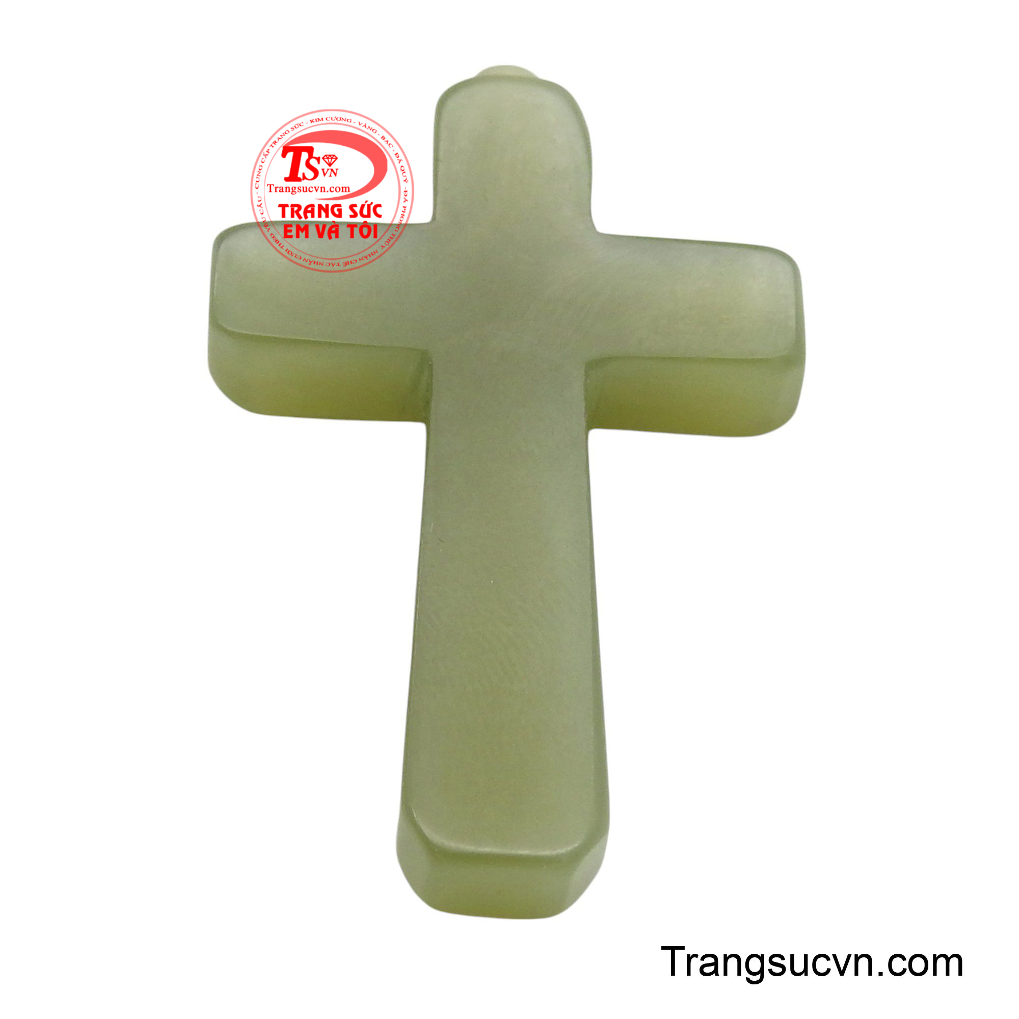 Hình dáng Thánh Giá đơn giản, được mài nhẵn và bo tròn các cạnh, tạo cảm giác an lành và gần gũi khi chạm vào.