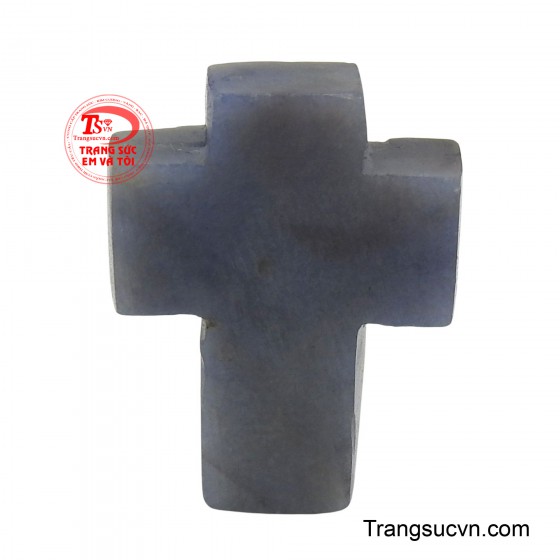 Mặt thánh giá sapphire bình an