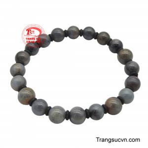 Chuỗi tay sapphire vượng khí viên đá của bầu trời đêm, mang theo năng lượng huyền bí thu hút thịnh vượng.