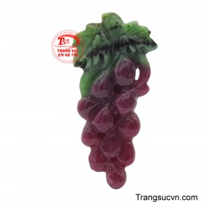 Mặt đá Ruby chùm nho cỡ nhỏ