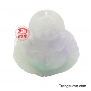 Mặt ngọc Di Lặc vượng khí với nụ cười rạng rỡ và thần thái an nhiên, là biểu tượng sống động của vượng khí tràn đầy.