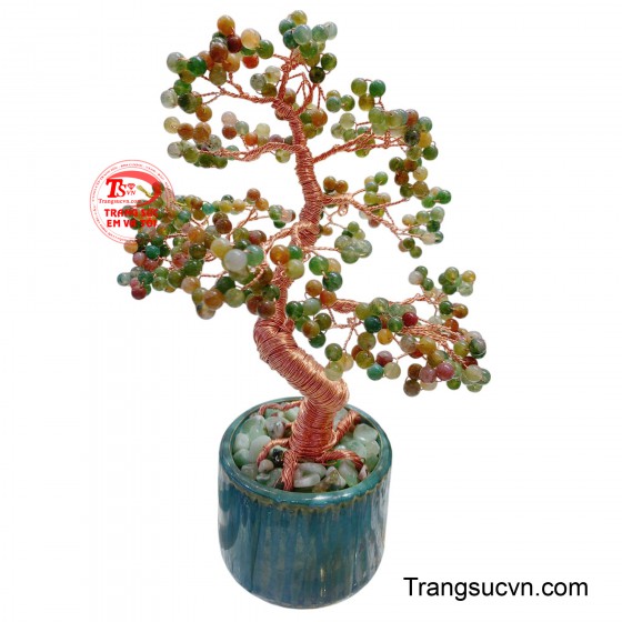 Cây đá quý đa sắc màu