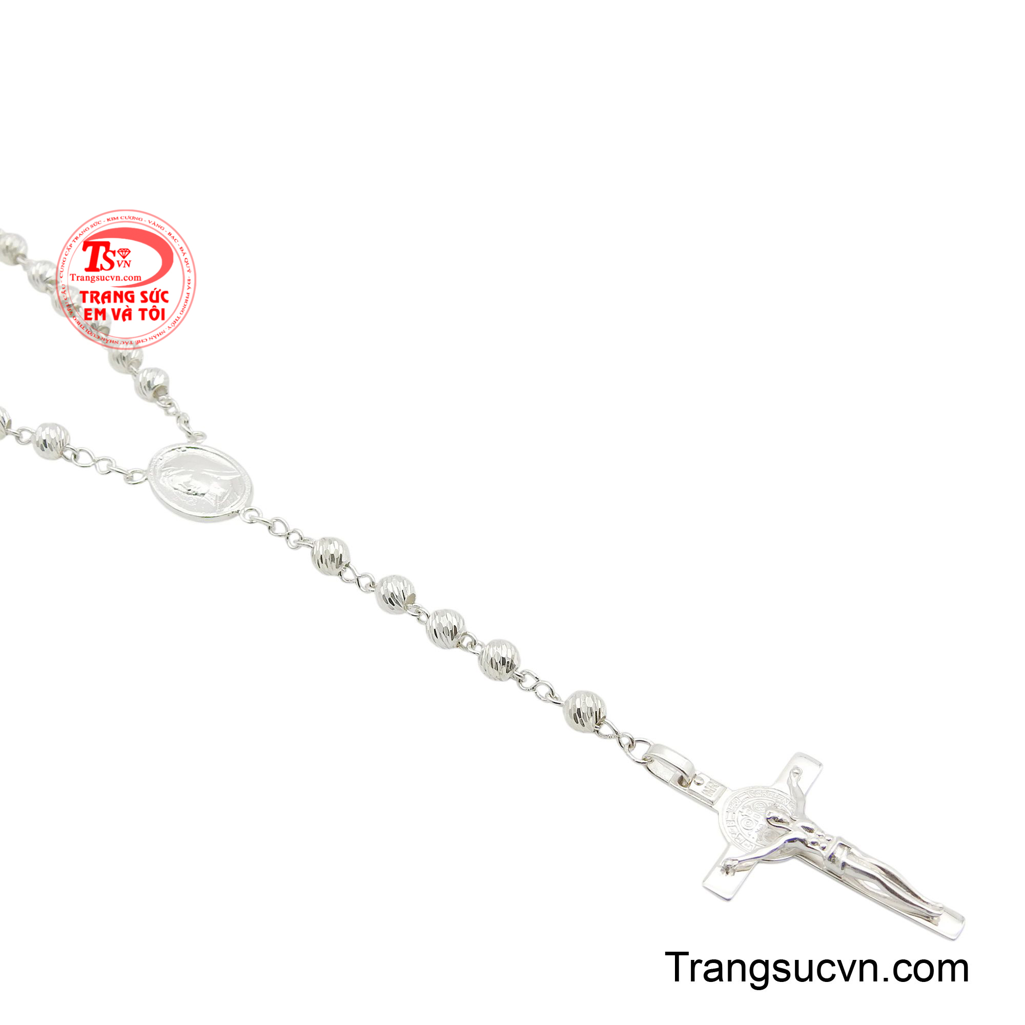Phần cuối của chuỗi là thánh giá Chúa Giêsu, biểu tượng của đức tin và sự cứu rỗi.