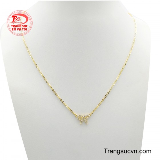 Dây chuyền vàng 10K duyên dáng