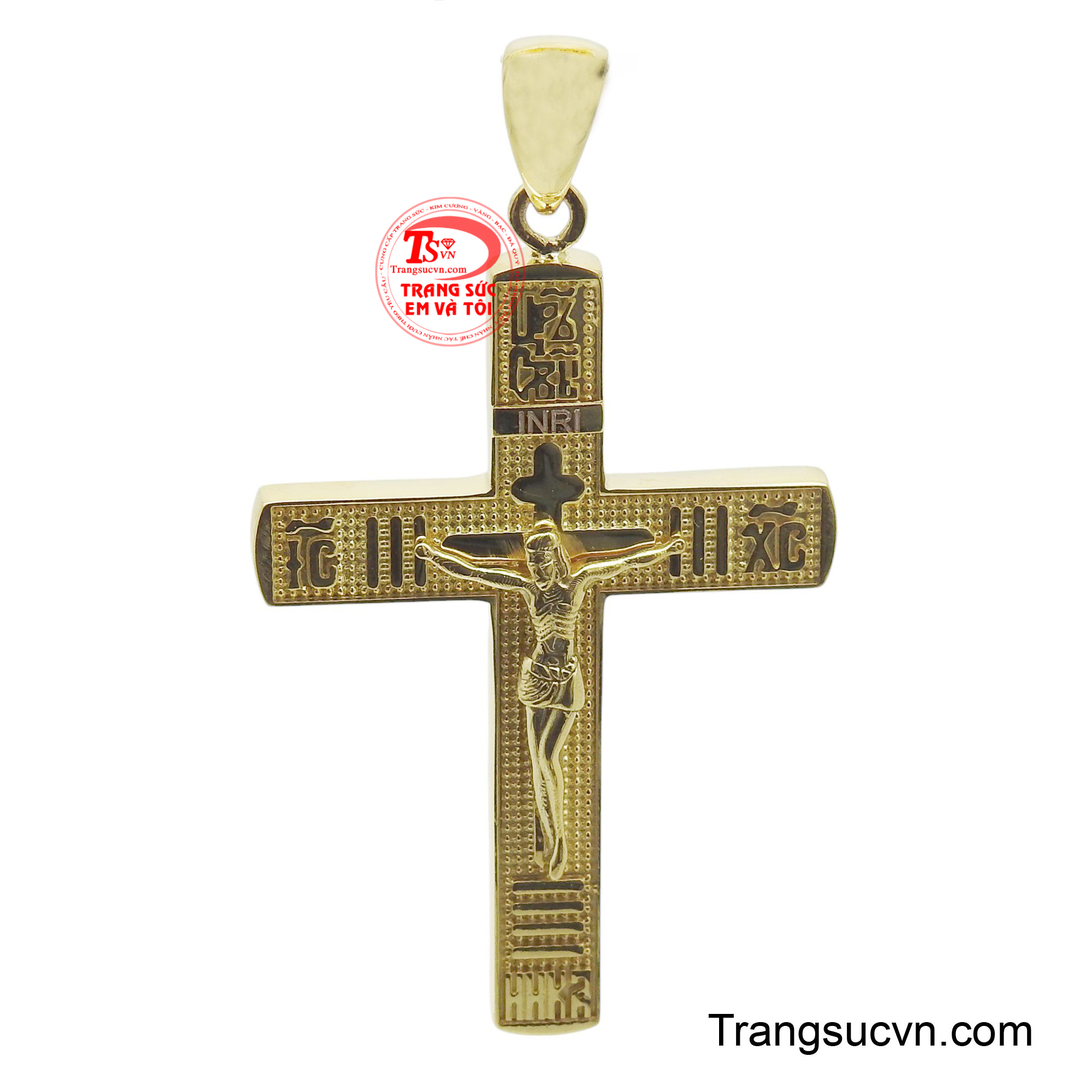 Mặt thánh giá vàng 18K thời trang không chỉ là một món trang sức, mà còn là biểu tượng đầy ý nghĩa của đức tin và sự che chở.