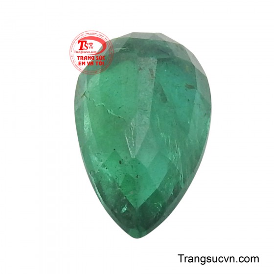 Viên Emerald giọt lệ ngọc xanh