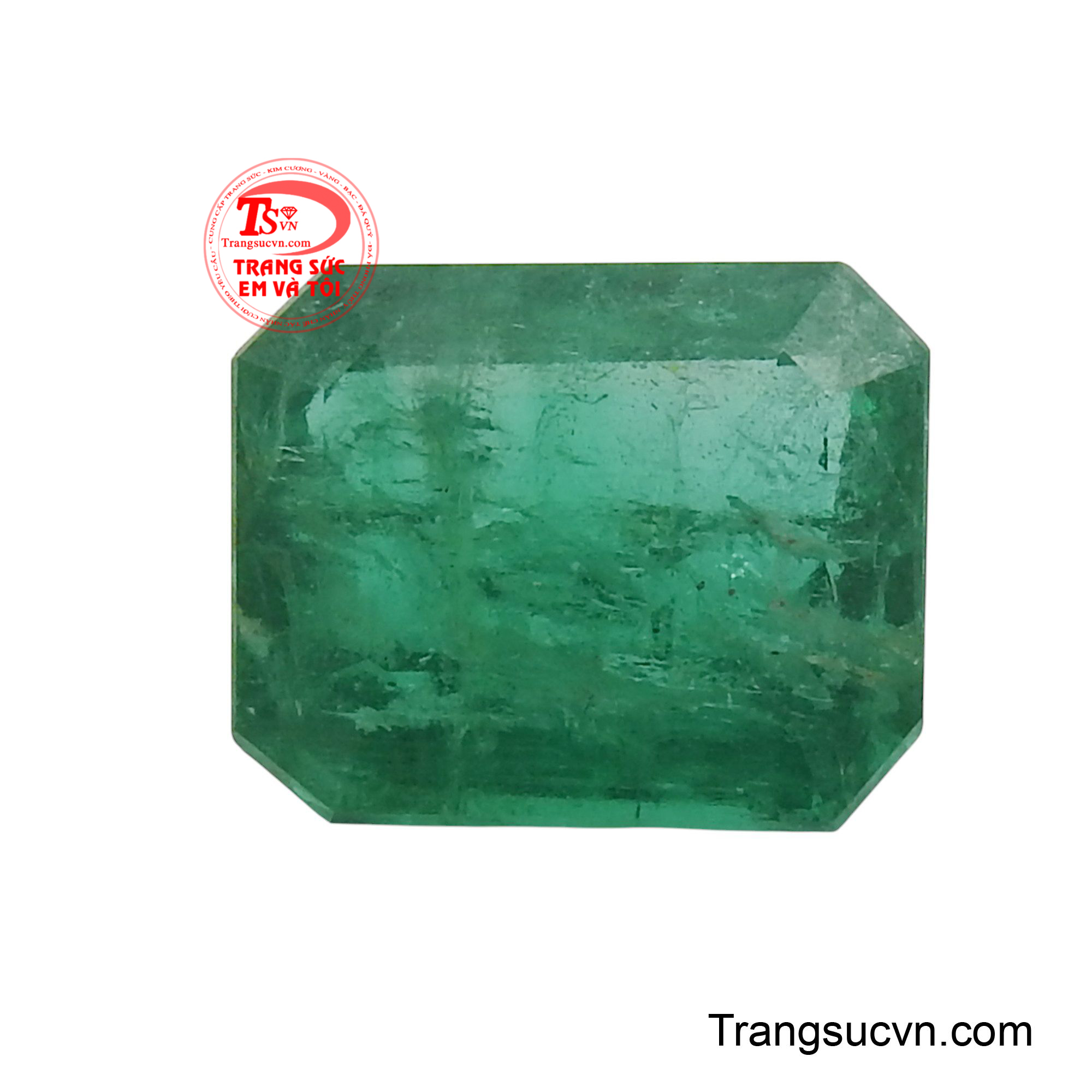 Viên Emerald thiên nhiên đẹp là một minh chứng sống động cho vẻ đẹp thuần khiết và không tì vết của đá quý.