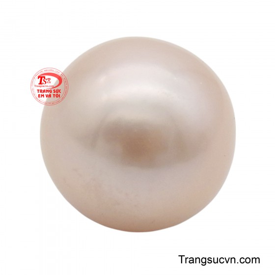 Viên ngọc trai hồng nhạt