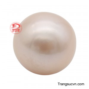 Viên ngọc trai hồng nhạt