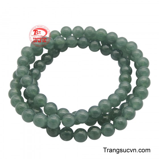 Chuỗi tay lam ngọc 3 vòng đẹp