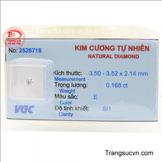 Kim cương thiên nhiên 3.5 ly