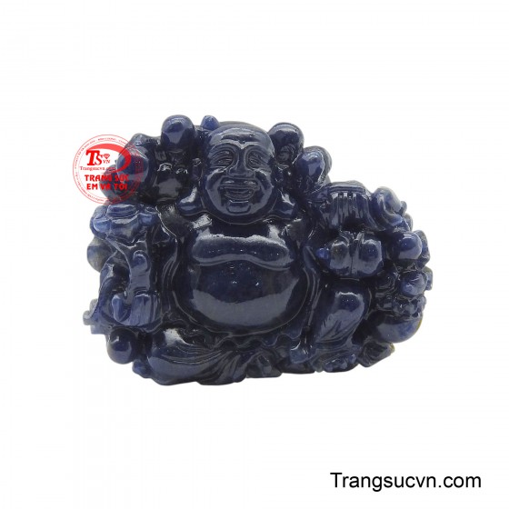 Mặt dây Di lặc đá Sapphire