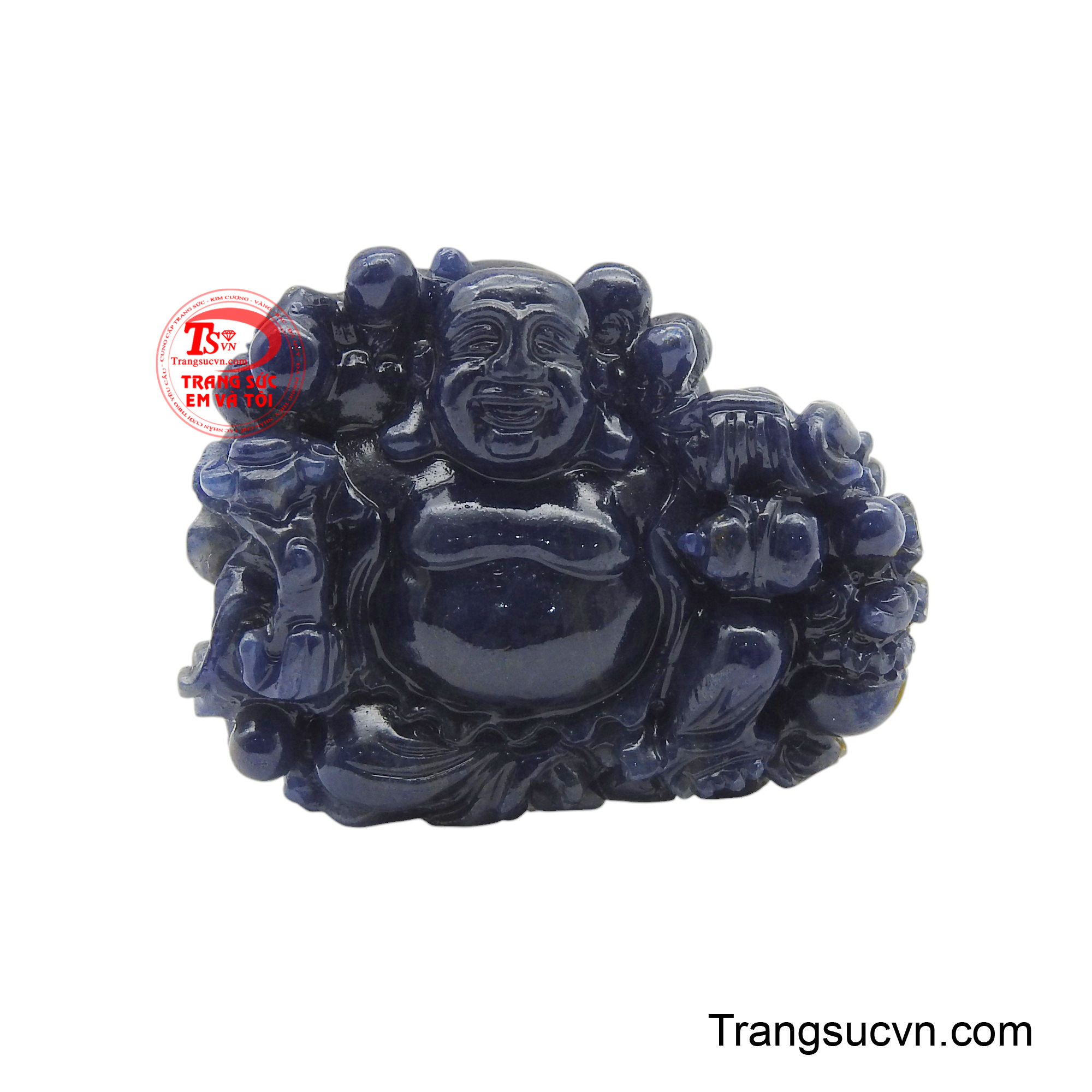 Mặt dây Di lặc đá Sapphire là một loại trang sức phong thủy kết hợp hình tượng Phật Di Lặc với đá sapphire.
