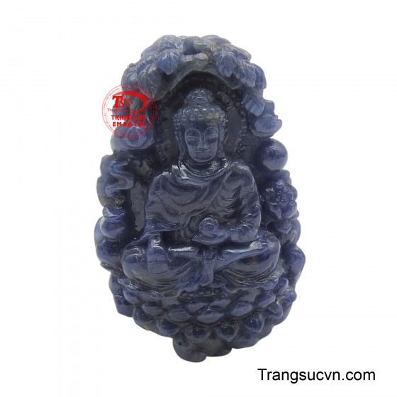 Mặt dây sapphire Phật thích ca