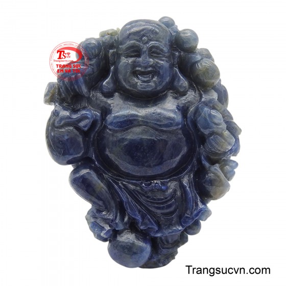 Mặt Phật Di Lặc Sapphire thiên nhiên đẹp