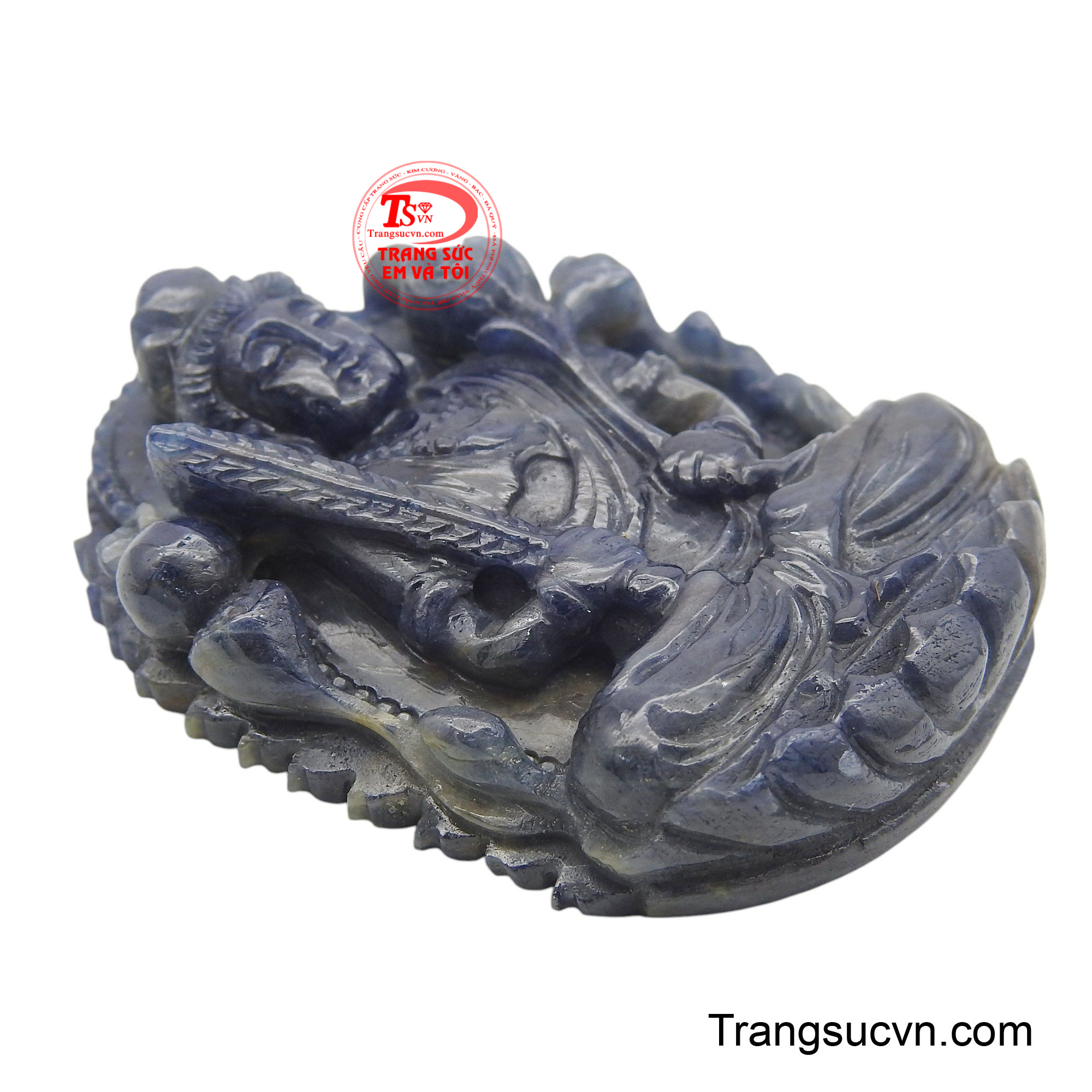 Tuyệt tác Mặt Văn Thù, chế tác từ sapphire tự nhiên, hiện thân cho ánh sáng minh triết, dẫn lối vượt qua mọi chướng ngại.