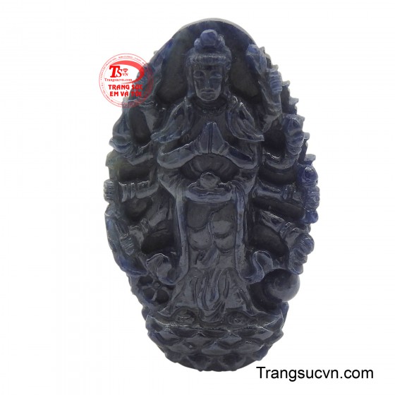 Phật Thiên thủ thiên nhãn sapphire từ bi