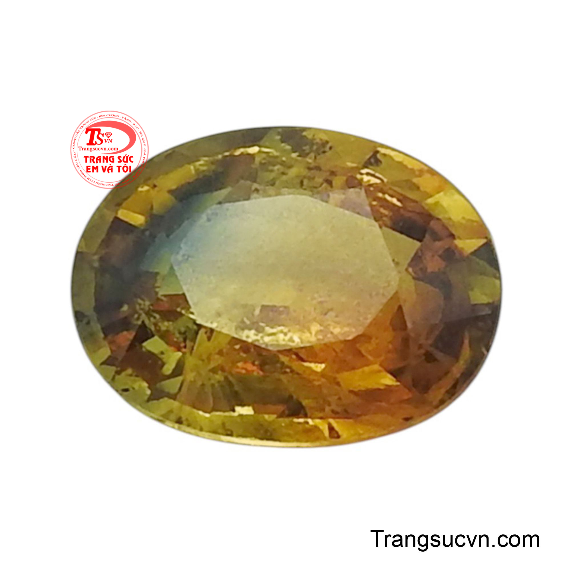 Viên Saphir Oval thiên nhiên đẹp không chỉ là một viên đá quý, mà là một bức tranh màu sắc sống động từ lòng đất.