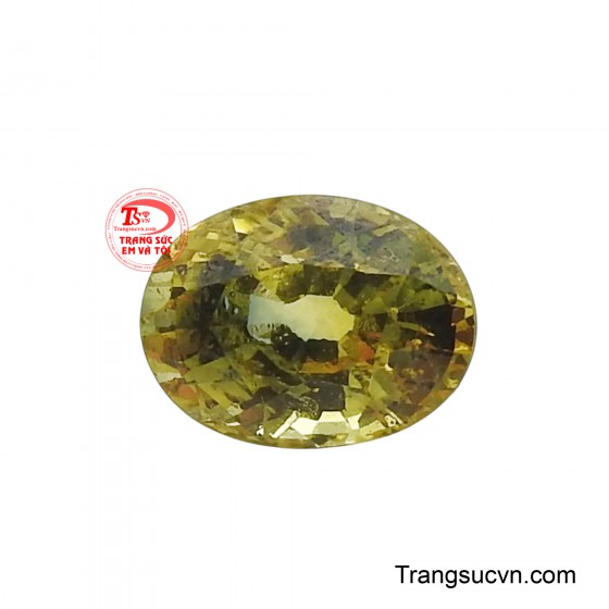 Viên sapphire Oval Facet đẹp