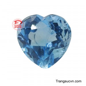 Đá Topaz trái tim đong đầy