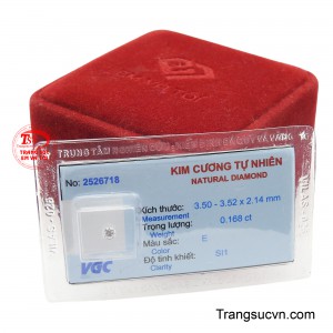 Với kích thước vừa phải thì viên kim cương này rất thích hợp dùng để gắn lên trang sức như nhẫn......