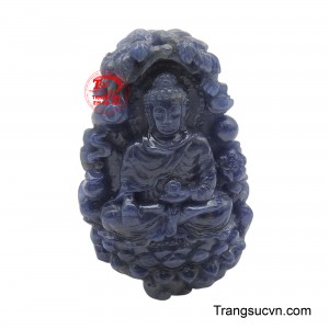 Mặt dây sapphire Phật thích ca