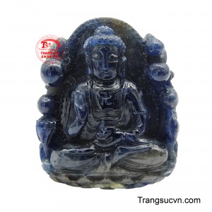 Mặt dây sapphire quan âm an vui