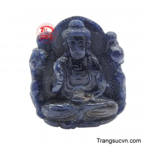 Mặt dây sapphire quan âm từ bi