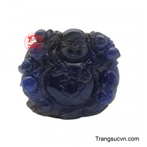 Mặt Di Lặc Sapphire hòa khí