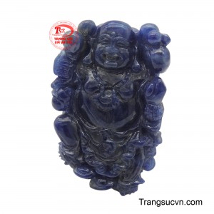 Mặt Phật Di Lặc sapphire an lạc