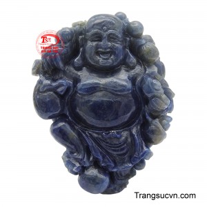 Mặt Phật Di Lặc Sapphire thiên nhiên đẹp