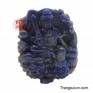 Mặt Phật Văn Thù Bồ Tát đá Sapphire