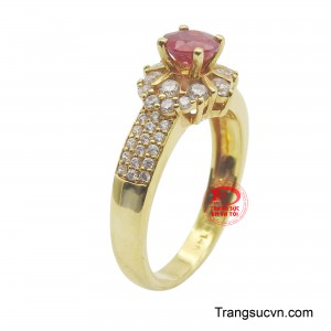 Nhẫn nữ đá Ruby