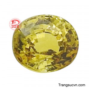 Viên Saphir vàng phú quý là viên đá được biết đến là sứ giả của trí tuệ và sự thịnh vượng.